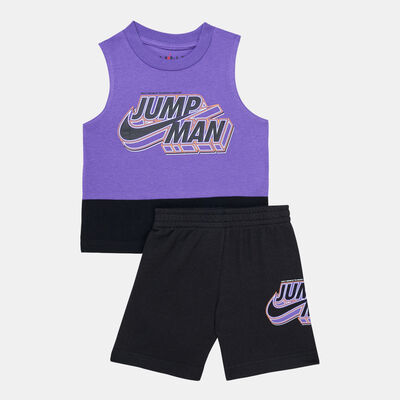 Jordan Kids' Jumpman Muscle Tank Top and Shorts Set (Baby and Toddler) Black