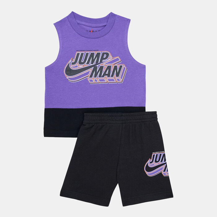 Jordan Kids' Jumpman Muscle Tank Top and Shorts Set (Baby and Toddler) Black Jordan Kids' Jumpman Muscle Tank Top and Shorts Set (Baby and Toddler) Black image number 0