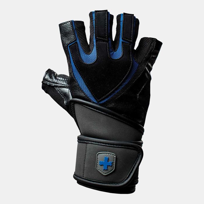 Harbinger Training WristWrap Gloves Black Harbinger Training WristWrap Gloves Black image number 0