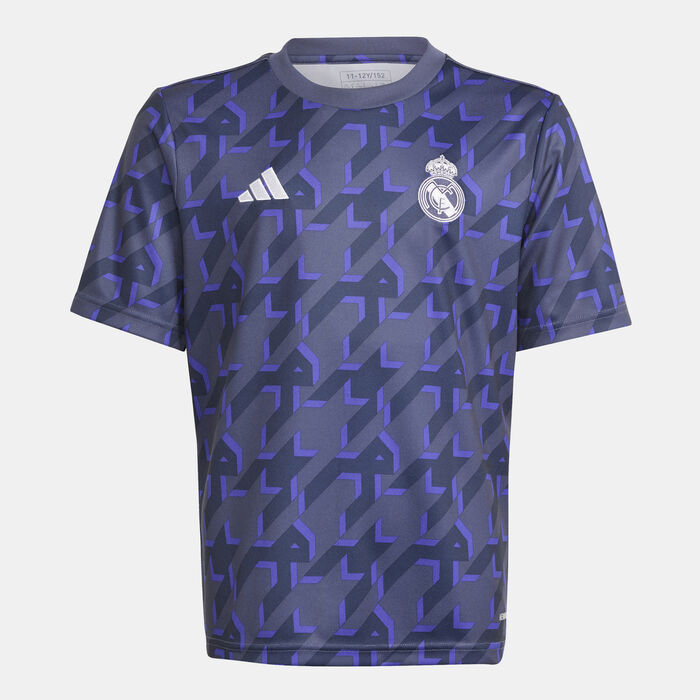 adidas Kids' Real Madrid Pre-Match Football Jersey Multi-Color adidas Kids' Real Madrid Pre-Match Football Jersey Multi-Color image number 0
