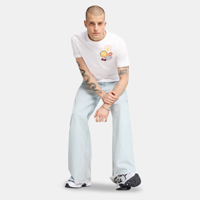 PUMA Men's Graphics Icon T-Shirt White PUMA Men's Graphics Icon T-Shirt White image number 2