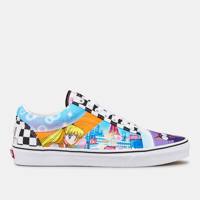 Vans Pretty Guardian Sailor Moon Patchwork Old Skool Unisex Shoe Multi-Color Vans Pretty Guardian Sailor Moon Patchwork Old Skool Unisex Shoe Multi-Color