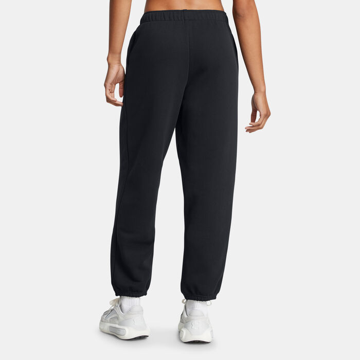 Under Armour Women's Icon Terry Sweatpants Black image number 1