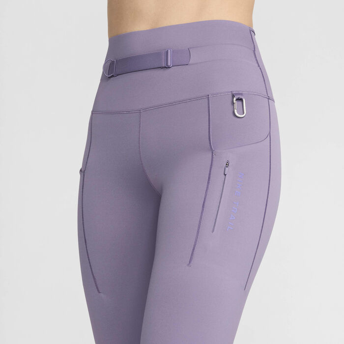 Nike Women's Trail Go 7/8 Running Leggings Purple Nike Women's Trail Go 7/8 Running Leggings Purple image number 3