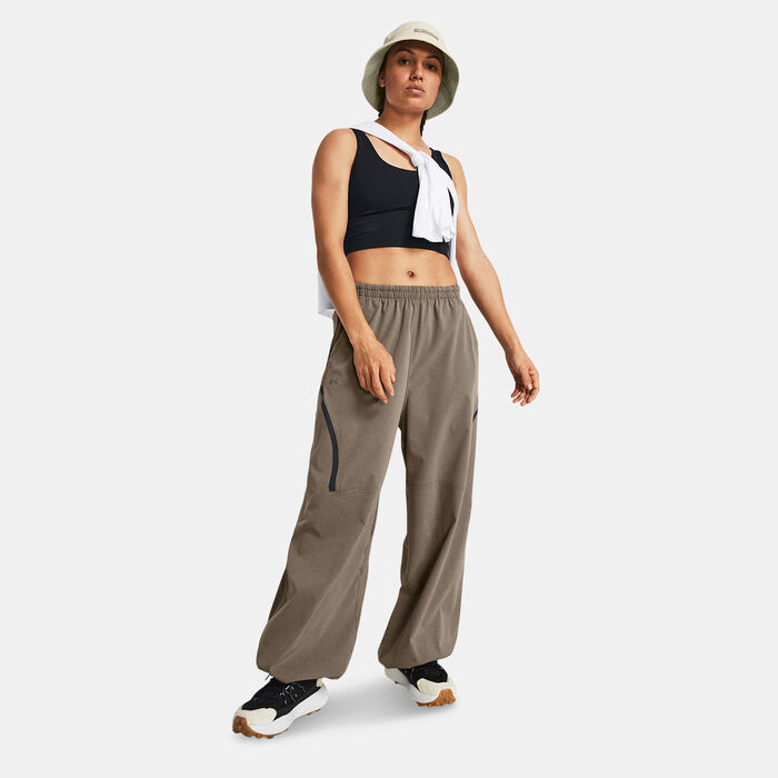 Under Armour Women's Unstoppable Vent Parachute Pants Brown Under Armour Women's Unstoppable Vent Parachute Pants Brown image number 2