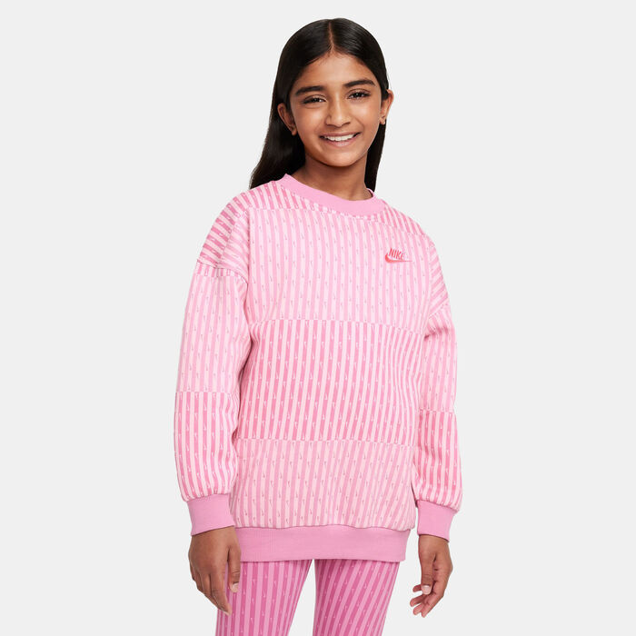 Nike Kids' Sportswear Club Fleece Sweatshirt (Older Kids) Pink image number 0