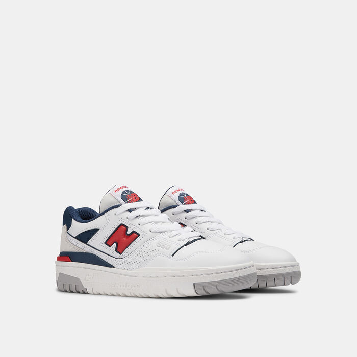 New Balance Kids' BB550 Shoes White New Balance Kids' BB550 Shoes White image number 1