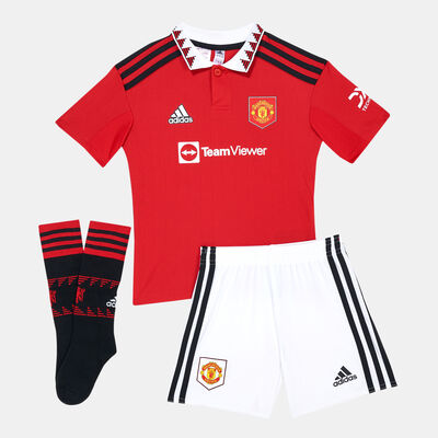 adidas Kids' Manchester United Home Mini Set - 2022/23 Red