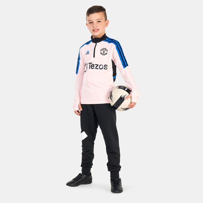 adidas Kids' Manchester United Condivo 22 Training Top Pink adidas Kids' Manchester United Condivo 22 Training Top Pink image number 2