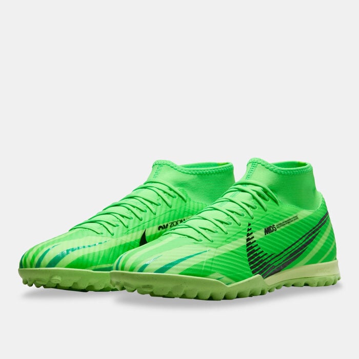 Nike Men's Superfly 9 Academy Mercurial Dream Speed Turf Football Shoes Green Nike Men's Superfly 9 Academy Mercurial Dream Speed Turf Football Shoes Green image number 2
