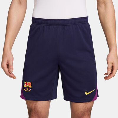 Nike Men's FC Barcelona Strike Knit Football Shorts Purple