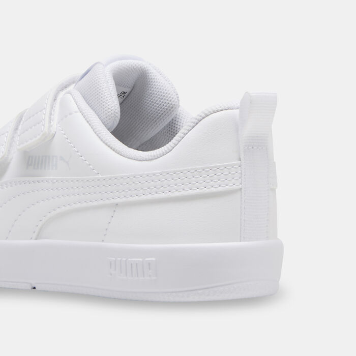 PUMA Kids' Courtflex V3 Velcro Shoes White PUMA Kids' Courtflex V3 Velcro Shoes White image number 5