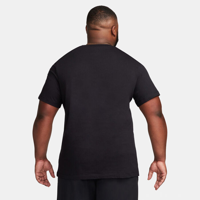Nike Men's Fitness T-Shirt Black Nike Men's Fitness T-Shirt Black image number 1