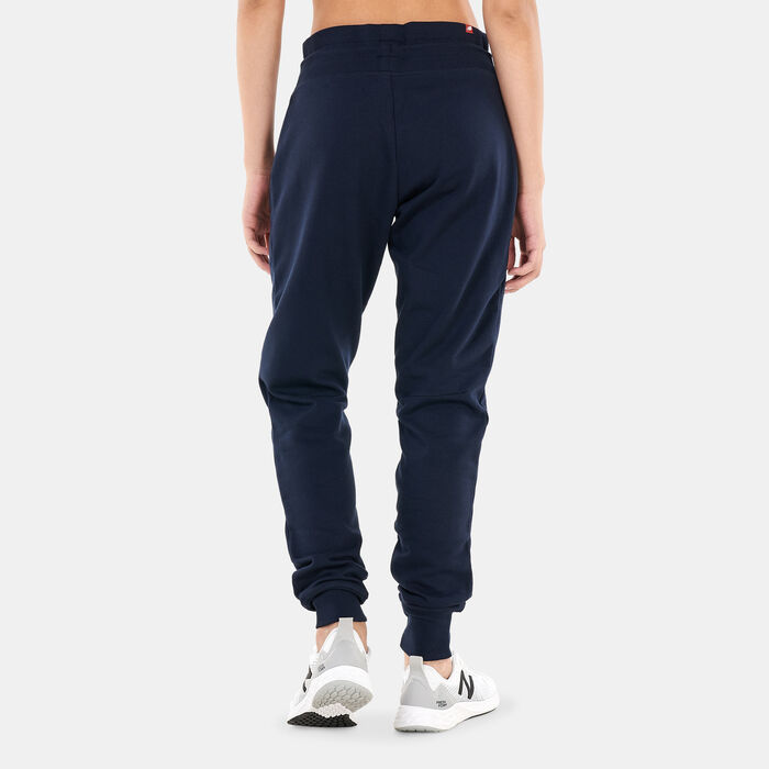 New Balance Women's Essentials French Terry Sweatpants Blue New Balance Women's Essentials French Terry Sweatpants Blue image number 1