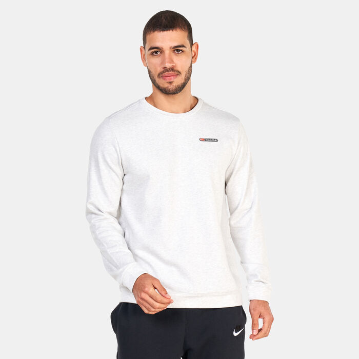 Nike Men's Dri-FIT Track Club Running Sweatshirt Ivory image number 0