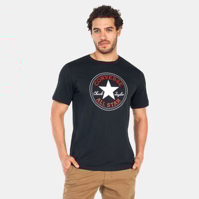 Converse Men's Go-To All Star Patch T-Shirt Black Converse Men's Go-To All Star Patch T-Shirt Black