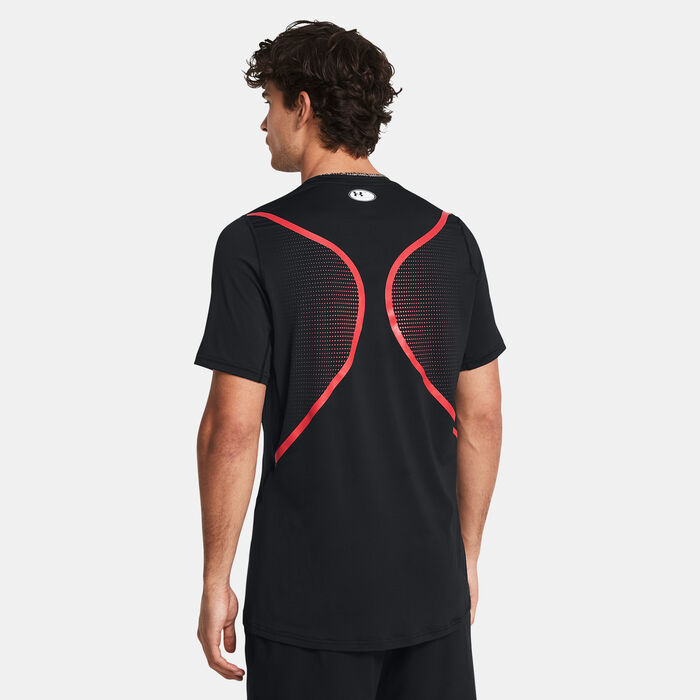 Under Armour Men's HeatGear Graphic Training T-Shirt Black Under Armour Men's HeatGear Graphic Training T-Shirt Black image number 1