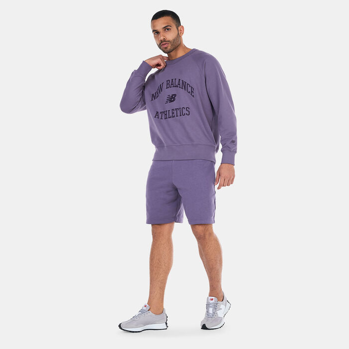 New Balance Men's Athletics Varsity Sweatshirt Purple image number 2