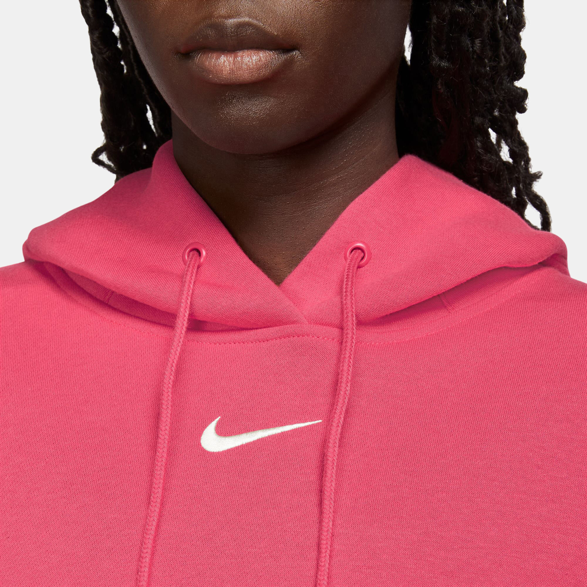 Pink nike oversized hoodie deals