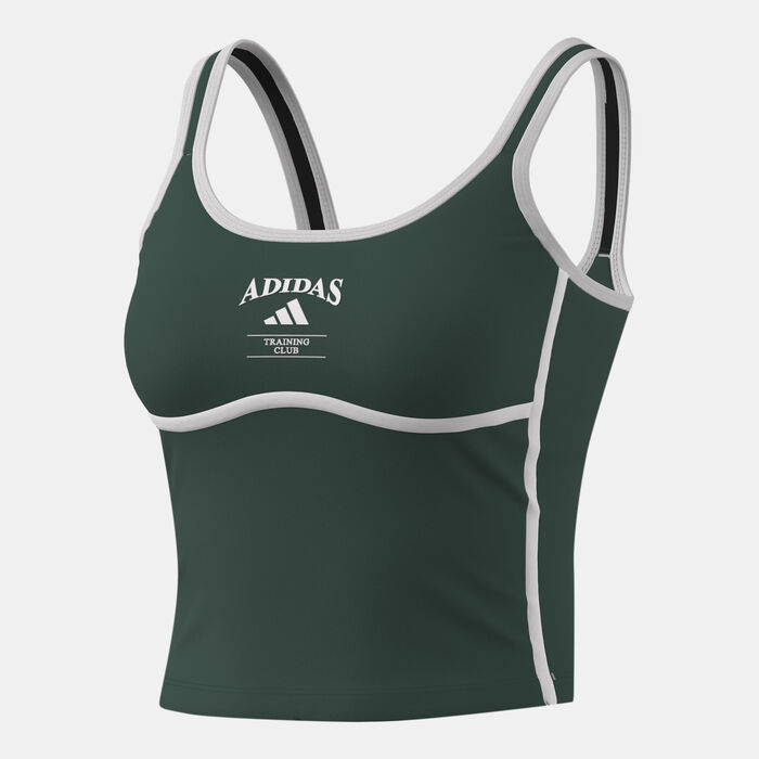 adidas Women's Heritage Legacy Training Tank Top Green adidas Women's Heritage Legacy Training Tank Top Green image number 0