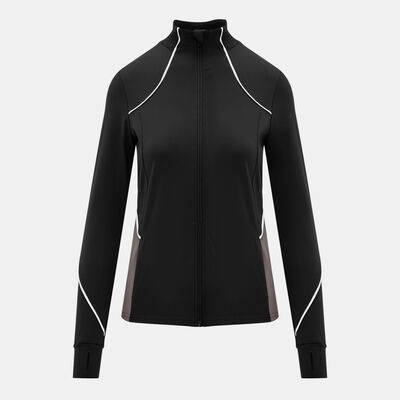 Sun and Sand Sports Women's Piping Jacket Black