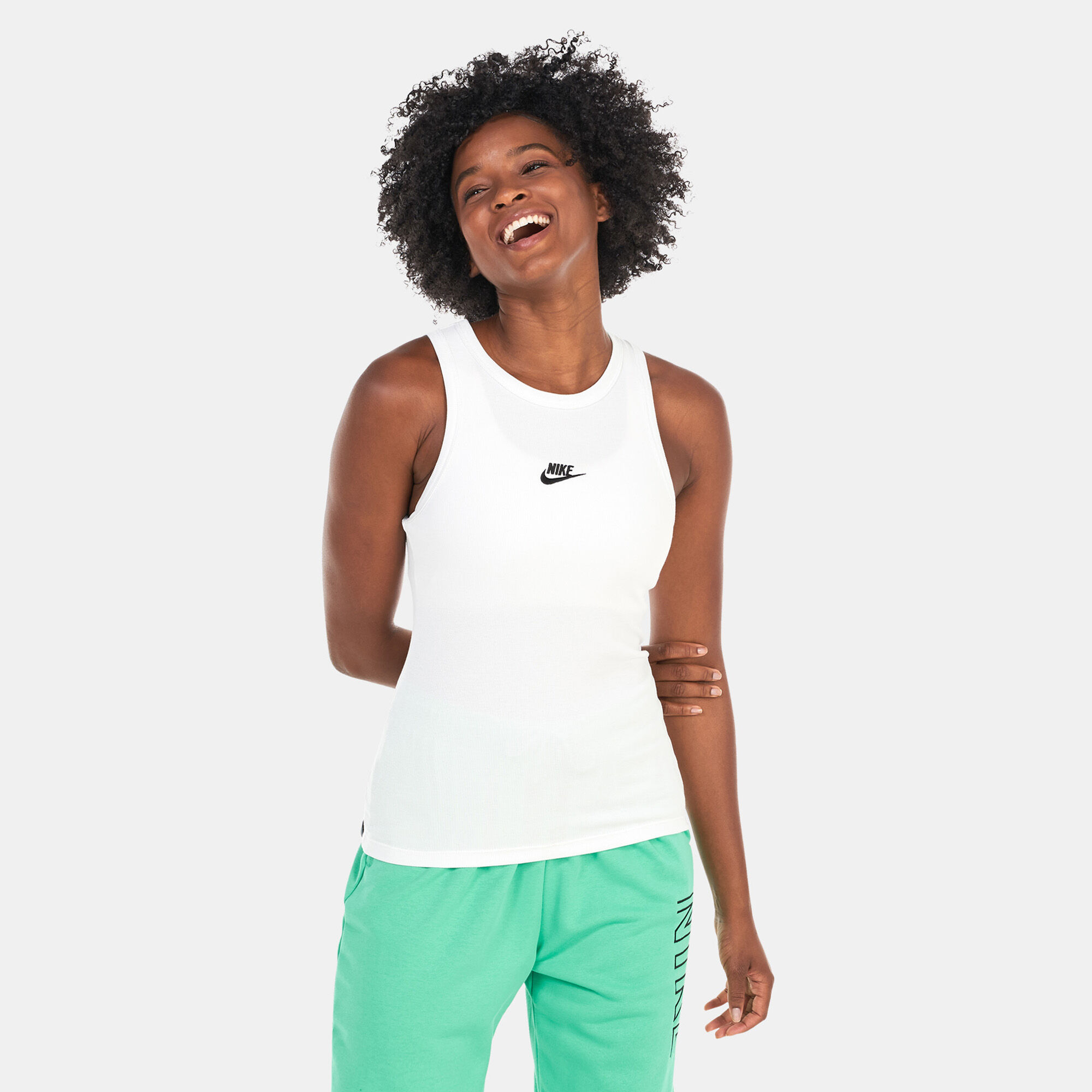 Women s Sportswear Ribbed Tank Top White Nike in KSA SSS