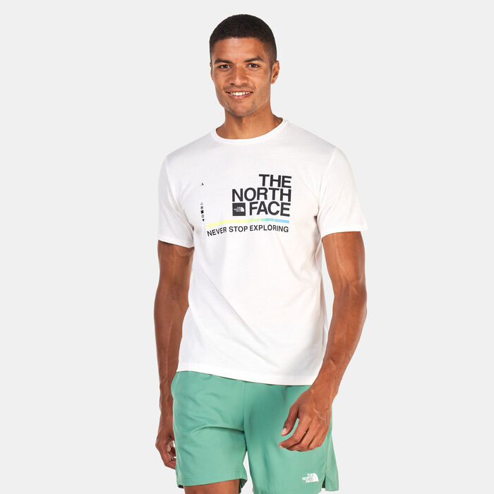 The North Face Men's Foundation Graphic T-Shirt Blue The North Face Men's Foundation Graphic T-Shirt Blue image number 0
