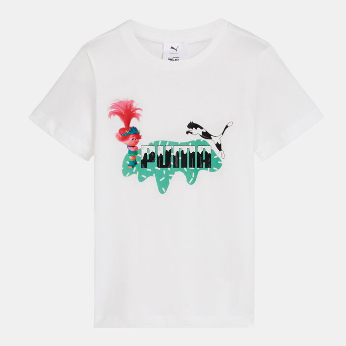 PUMA Kids' x Trolls T-Shirt White image number 0
