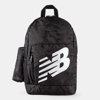 New Balance Kids' Logo Backpack with Pencil Case Black
