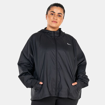 Nike Women's Essentials Running Jacket (Plus Size) Black