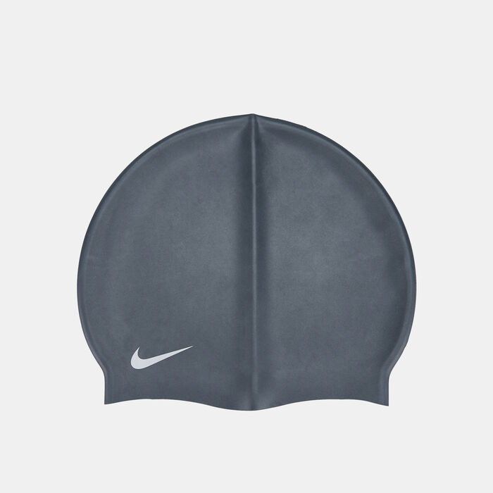 Nike Swim Swim Kids' Solid Silicone Cap (Older Kids) Black image number 0