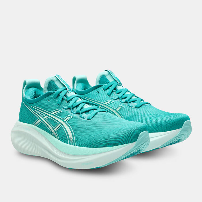 ASICS Women's GEL-NIMBUS 27 Running Shoes Blue ASICS Women's GEL-NIMBUS 27 Running Shoes Blue image number 1