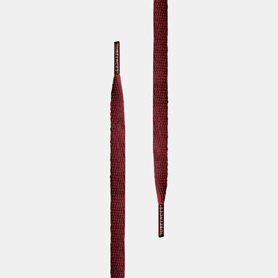 TUBELACES Flat Shoelaces Red