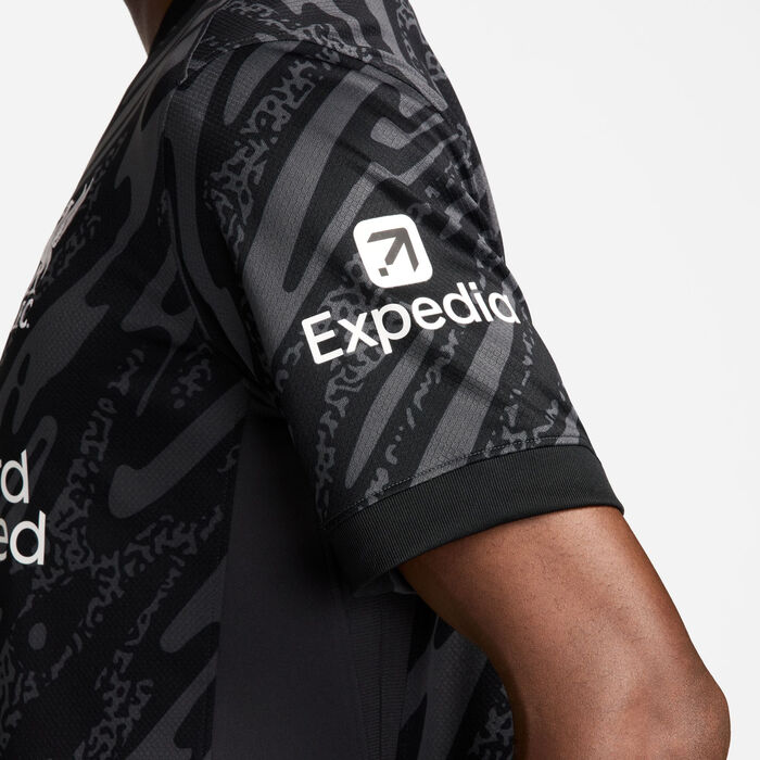 Nike Men's Liverpool 24/25 Goalkeeper Replica Football Jersey Black Nike Men's Liverpool 24/25 Goalkeeper Replica Football Jersey Black image number 5