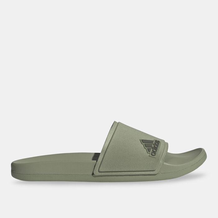 adidas Men's Adilette Comfort Slides Green adidas Men's Adilette Comfort Slides Green image number 0