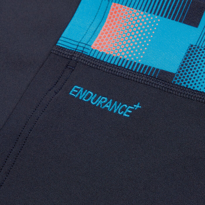 Speedo Mens Endurance+ Splice Swimming Rashguard Blue image number 4