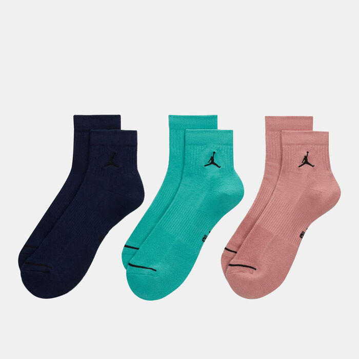 Jordan Everyday Ankle Socks (3 Pairs) Multi-Color Jordan Everyday Ankle Socks (3 Pairs) Multi-Color image number 0