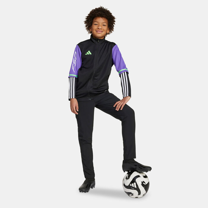 adidas Kids' F50 Football Training Jacket Black image number 2