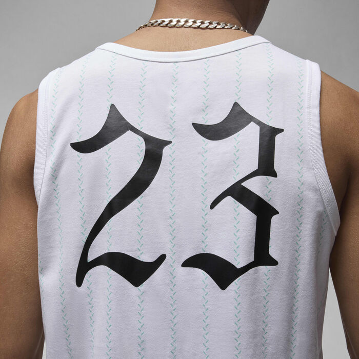 Jordan Men's Flight MVP Tank Top White Jordan Men's Flight MVP Tank Top White image number 4