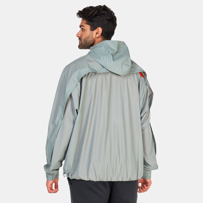 adidas Men's City Escape Premium Windbreaker Jacket Green adidas Men's City Escape Premium Windbreaker Jacket Green image number 1