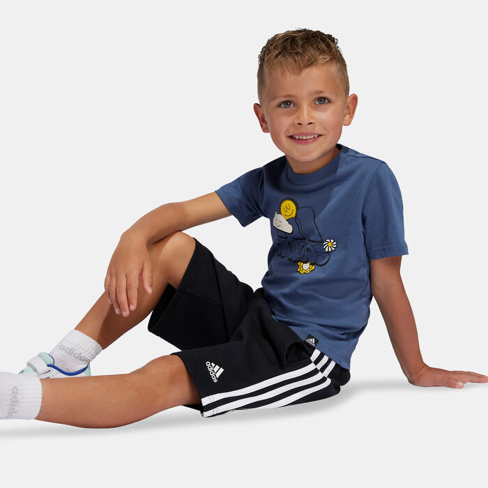 adidas Kids' Doodle Graphic T-Shirt (Older Kids) Grey adidas Kids' Doodle Graphic T-Shirt (Older Kids) Grey image number 2
