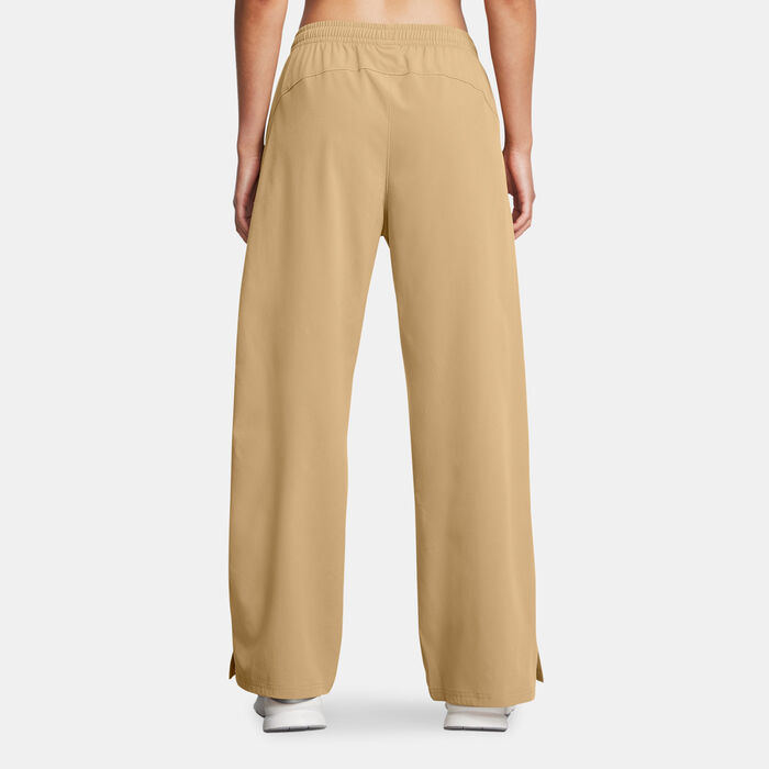 Under Armour Women's Rival Wide Leg Pants Brown image number 1