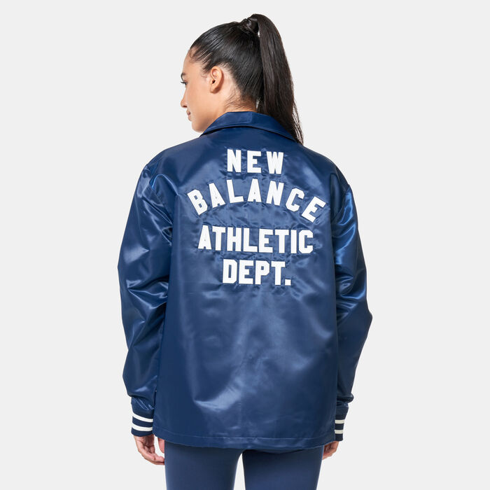 New Balance Men's Sportswear's Greatest Hits Coaches Jacket Blue New Balance Men's Sportswear's Greatest Hits Coaches Jacket Blue image number 2