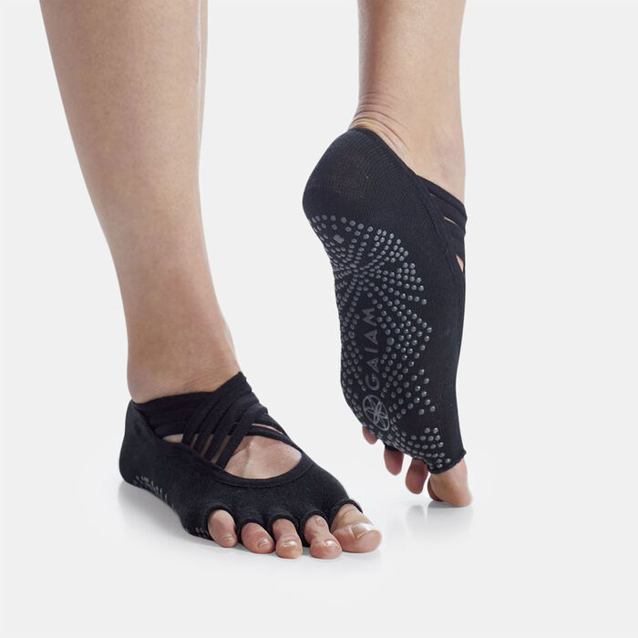 Gaiam Studio Grippy Yoga Socks Multi-Color Gaiam Studio Grippy Yoga Socks Multi-Color image number 0