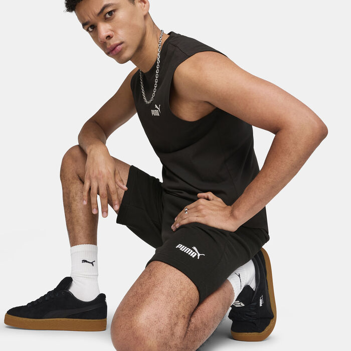 PUMA Men's Essentials No. 1 Logo Shorts Black PUMA Men's Essentials No. 1 Logo Shorts Black image number 3