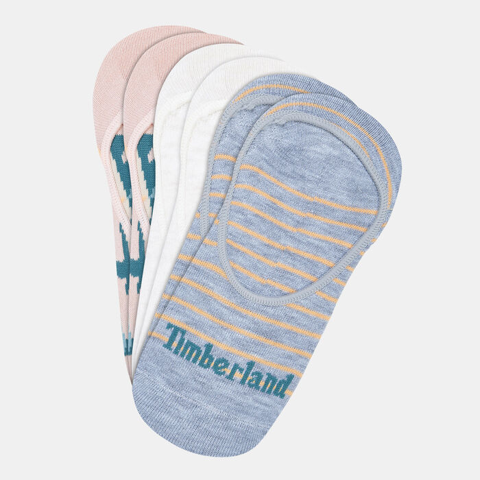 Timberland Women's Tropics No-Show Socks (3 Pack) Pink image number 0