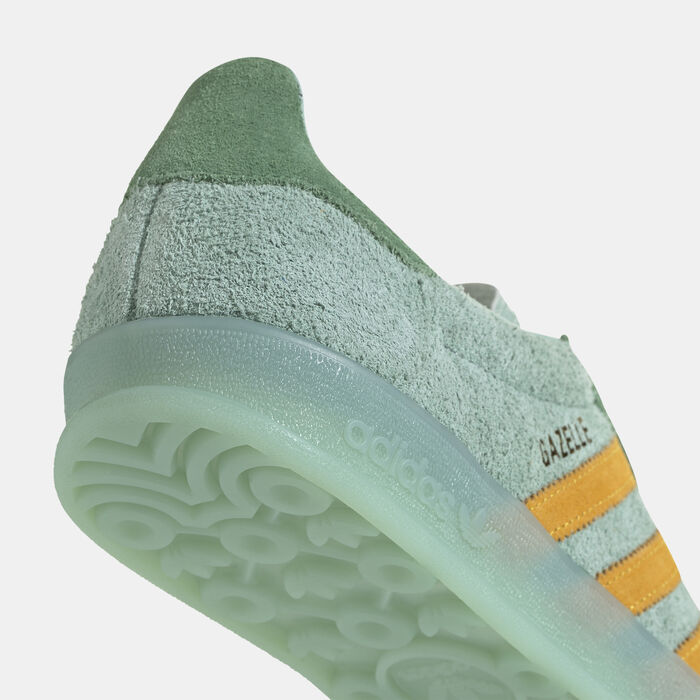 adidas Originals Women's Gazelle Indoor Shoes Green adidas Originals Women's Gazelle Indoor Shoes Green image number 5