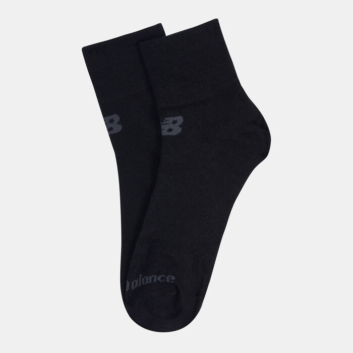 New Balance Performance Flat Knit Ankle Socks (2 Pairs) Black New Balance Performance Flat Knit Ankle Socks (2 Pairs) Black image number 0