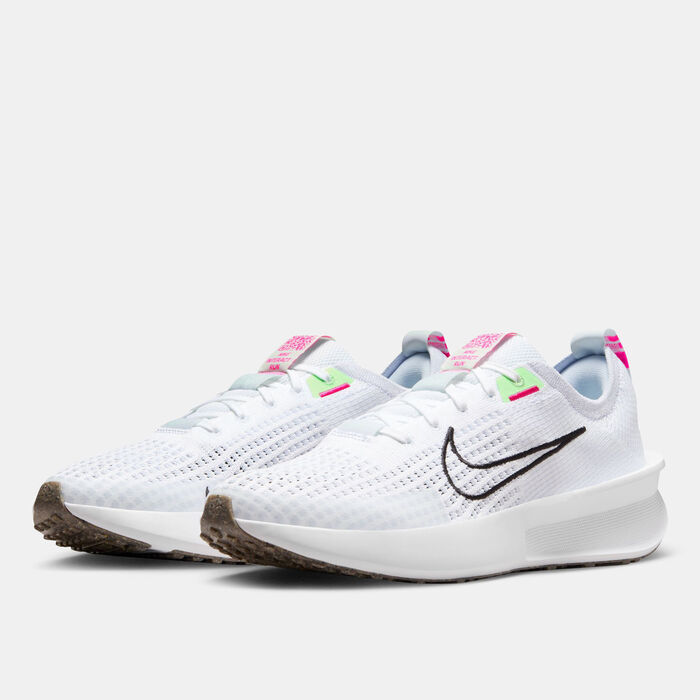 Nike Women's Interact Road Running Shoes White Nike Women's Interact Road Running Shoes White image number 1