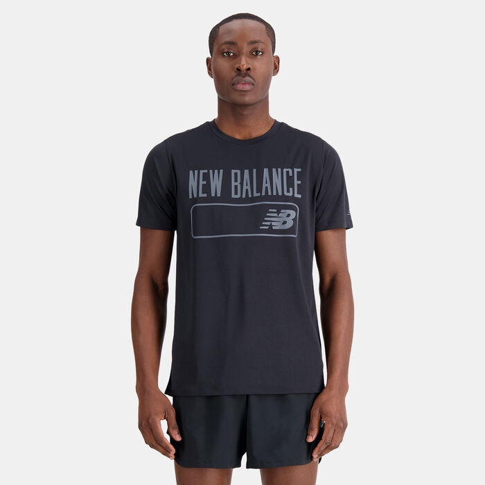 New Balance Men's Tenacity Graphic T-Shirt Black New Balance Men's Tenacity Graphic T-Shirt Black image number 0